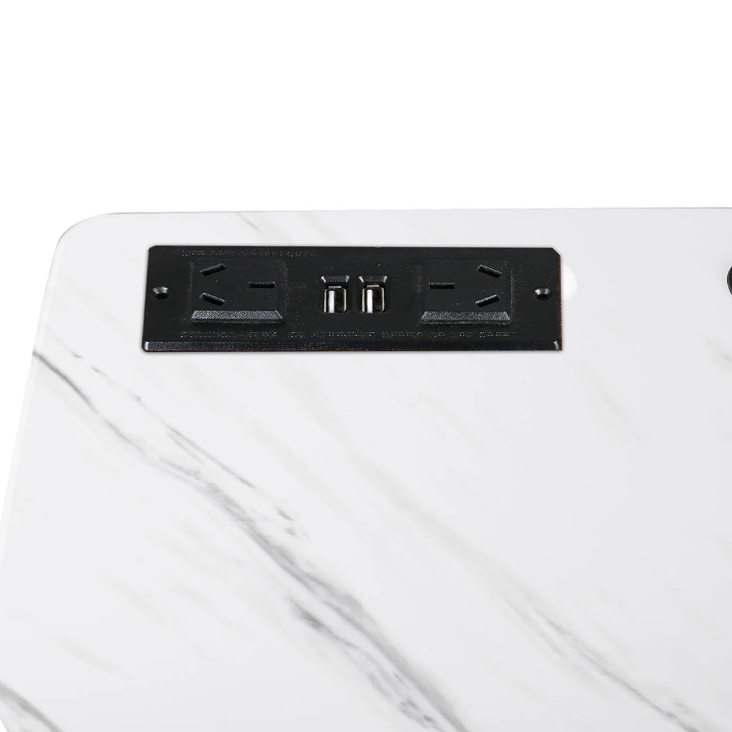 Levede Standing Desk Height Adjustable White - Image 5