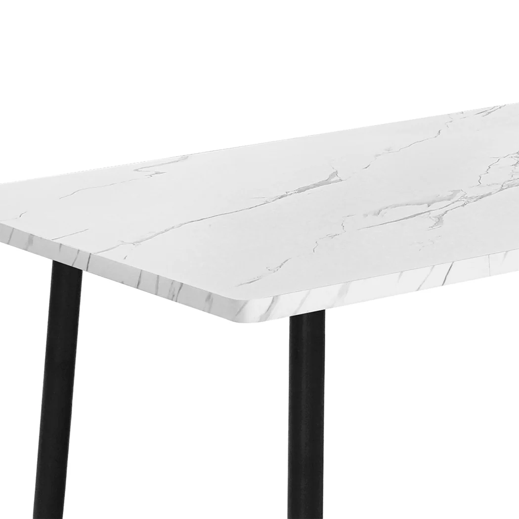 Levede Steel Dining Table 4-6 Seater 150cm - Image 3