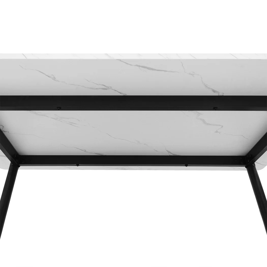 Levede Steel Dining Table 4-6 Seater 150cm - Image 5