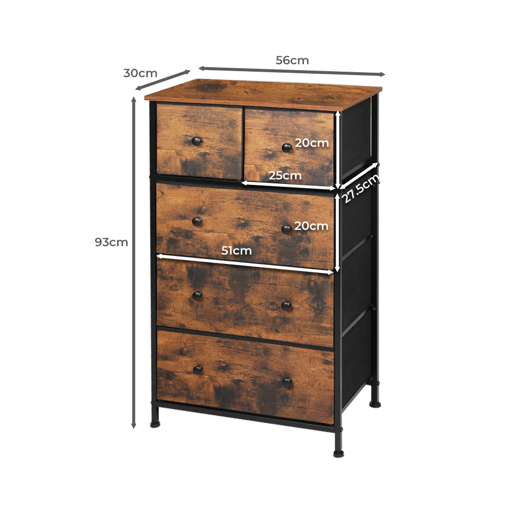 Levede Storage Cabinet Tower Chest 300 Pcs - Image 2