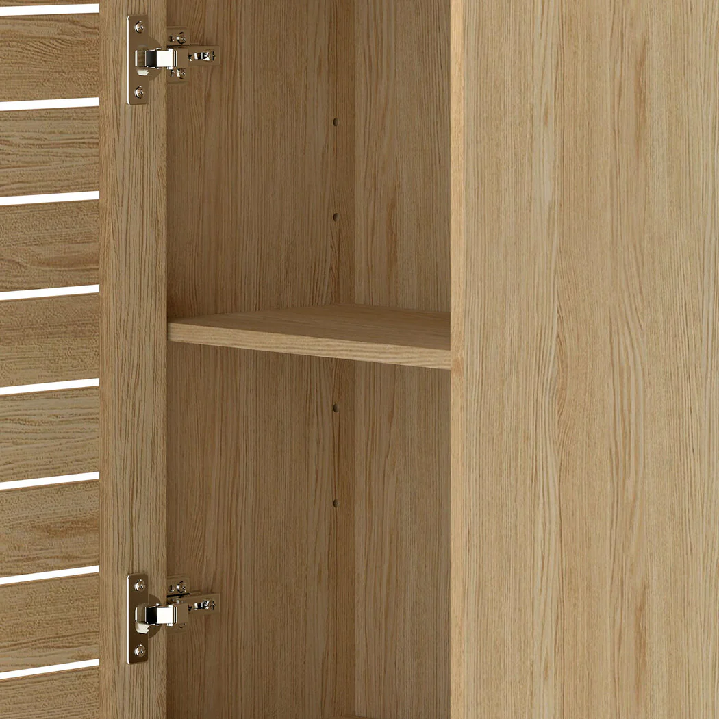 Levede Tall Bathroom Cabinet Storage 165cm Tallboy Adjustable Shelf Cupboard - Image 3