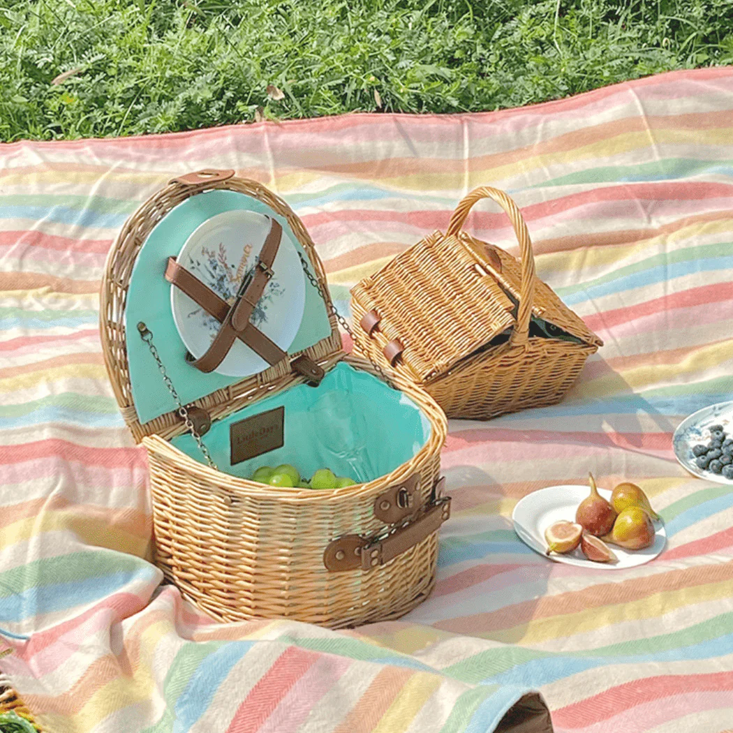 Little Dayz Boutique Semi Round Picnic Basket - Image 3