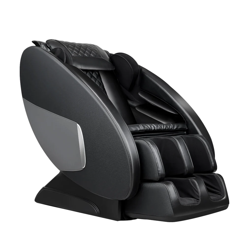Livemor Massage Chair Electric Recliner Massager Black Ellmue - Image 7