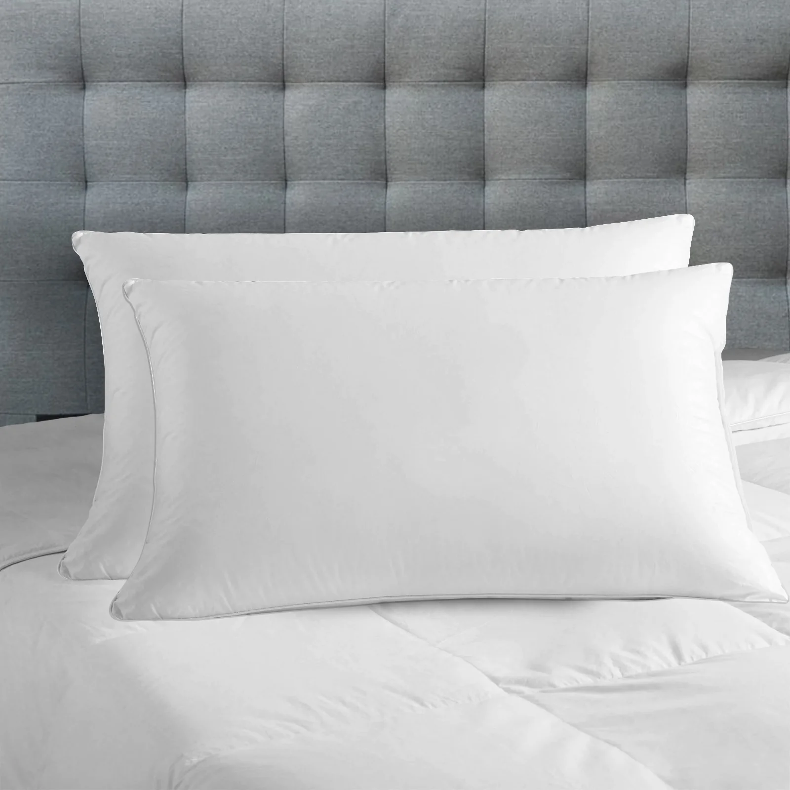 Luxury - Bamboo Gusset Pillow - Twin Pack - Image 4
