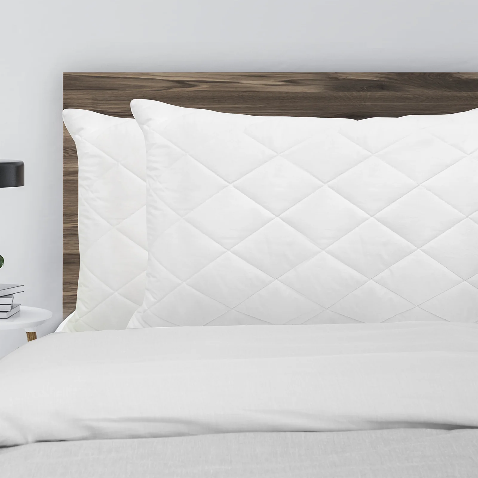 Luxury - Bamboo Quilted Pillow - Twin Pack - Image 2
