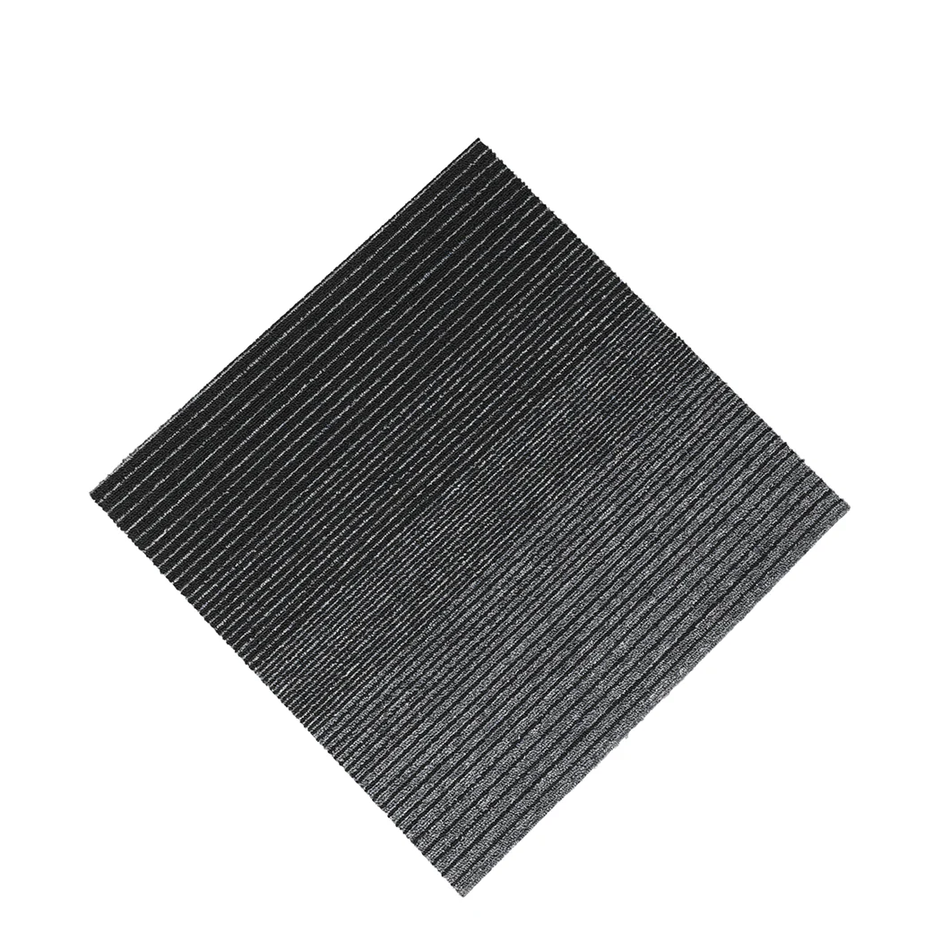 Marlow 20x Carpet Tiles 5m2 Box Heavy Black