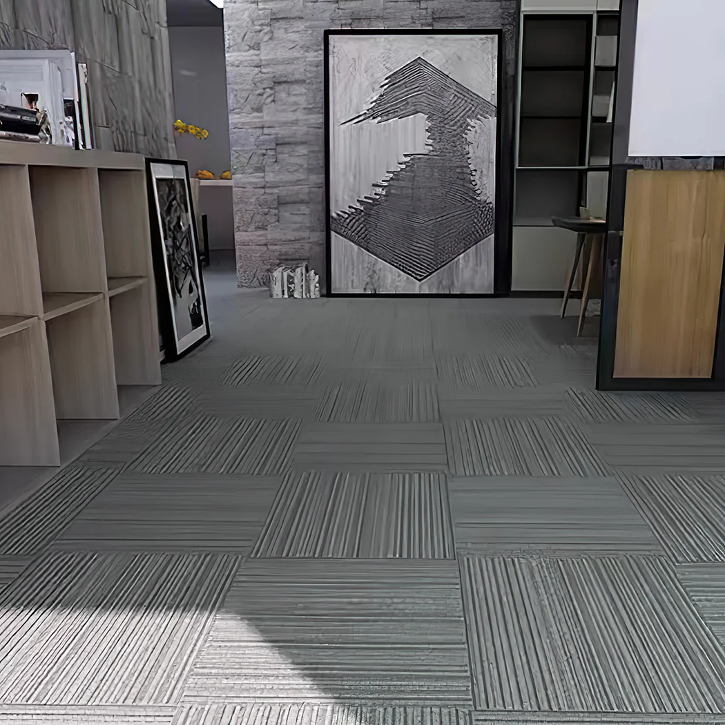 Marlow 20x Carpet Tiles 5m2 Box Heavy Blue - Image 6