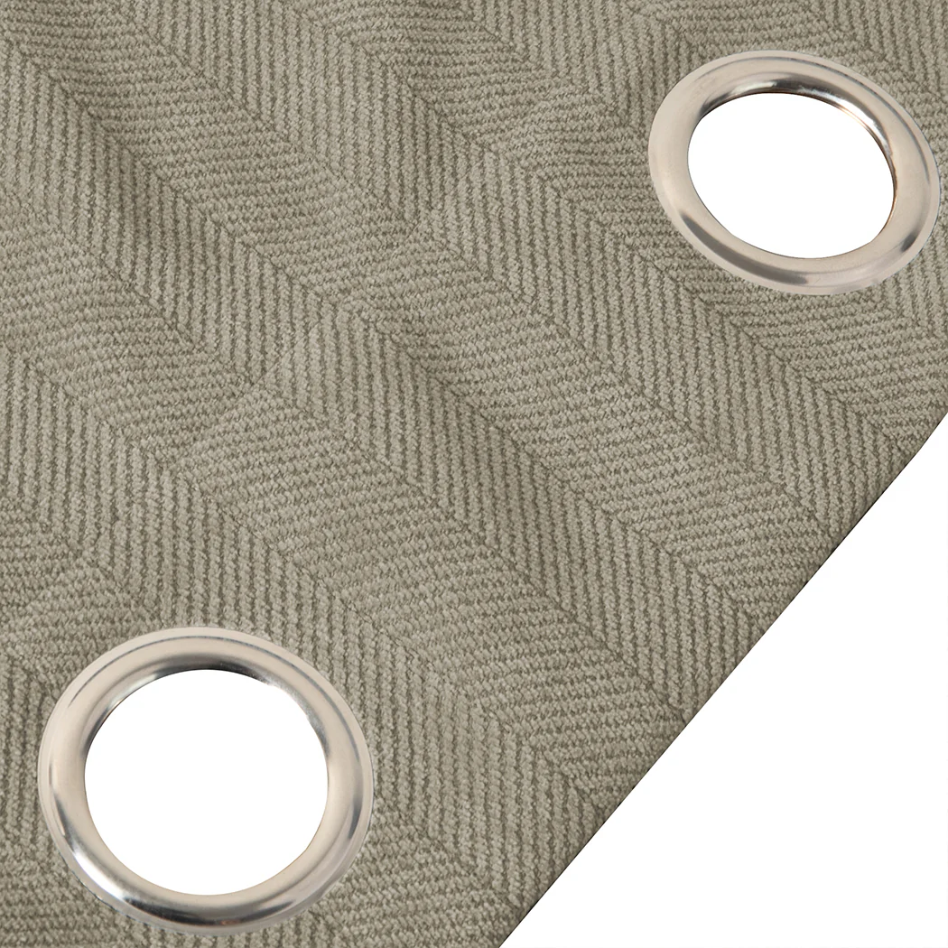 Marlow 2XBlockout Curtains Chenille 132x250 Coffee - Image 4