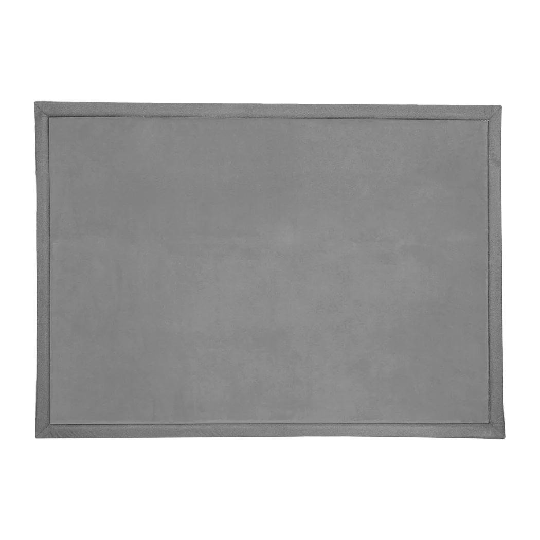 Marlow Coral Velvet Area Rugs Large Mat 150x200cm Grey - Image 8