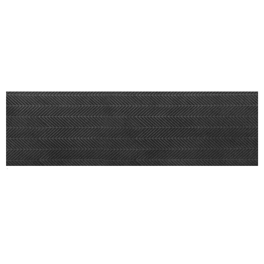 Marlow Extra Large Floor Rug Non Slip 90cm x 305cm Grey - Image 9