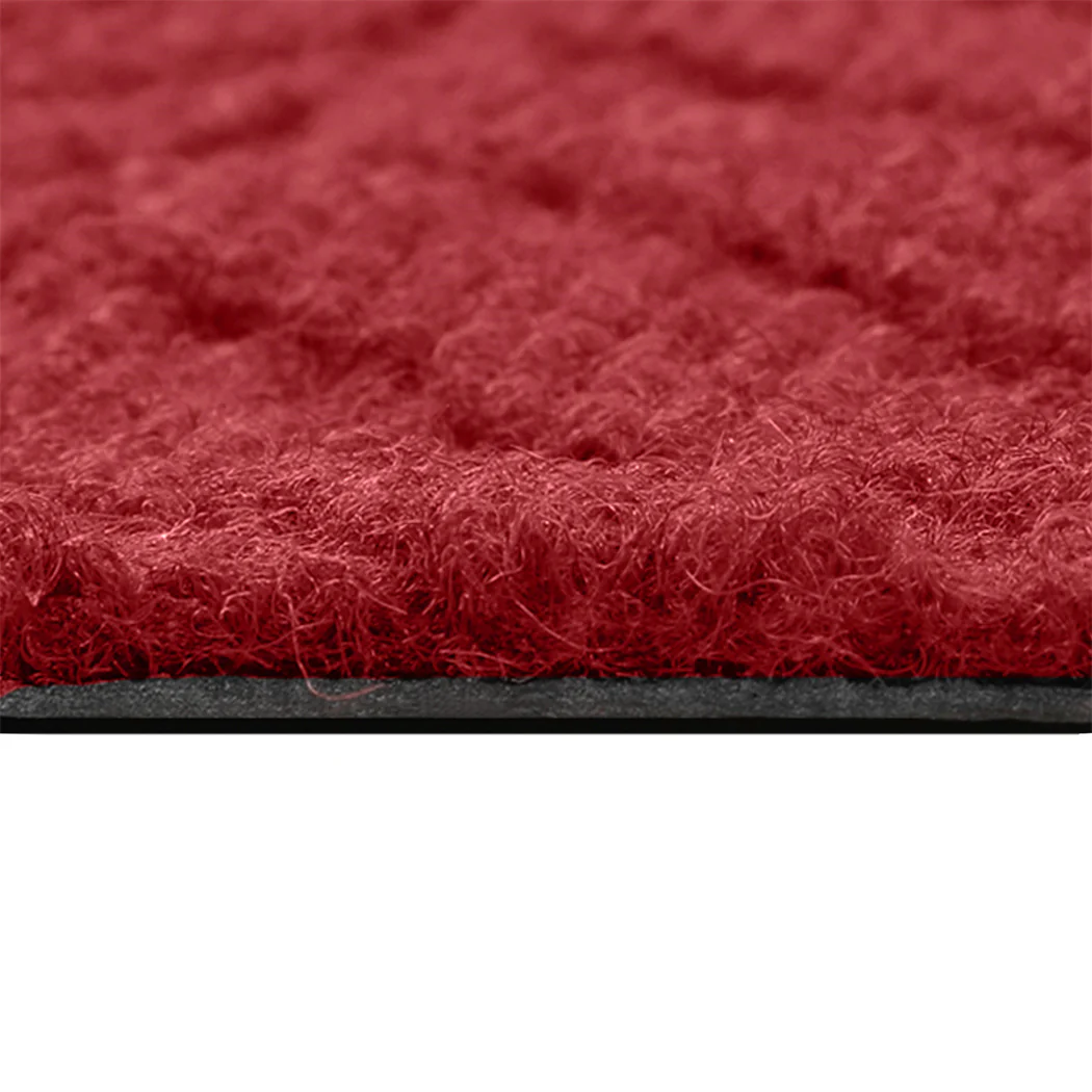 Marlow Extra Large Floor Rug Non Slip 90cm x 305cm Red - Image 3