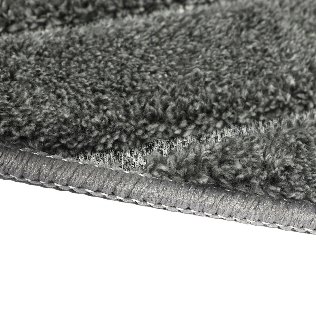 Marlow Floor Rug Soft Polyester Carpet Non Slip Plush Shaggy Rugs Geometric - Image 4