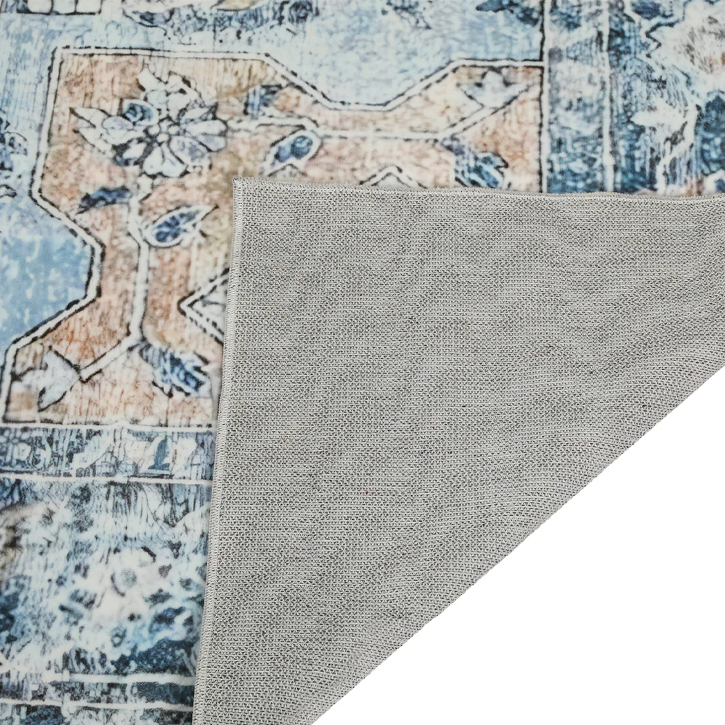 Marlow Floor Rug Vintage Polyester Washable Area Rugs - Image 5