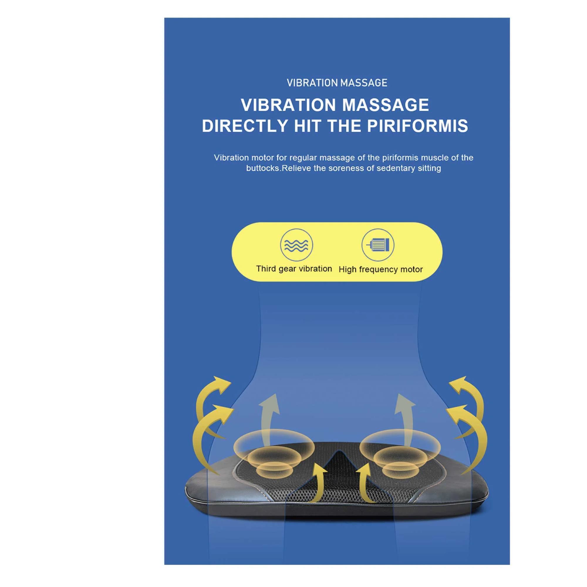 Massager Cushion - Chair Seat Kneading Shiatsu Heat Massage Portable Car - Image 11