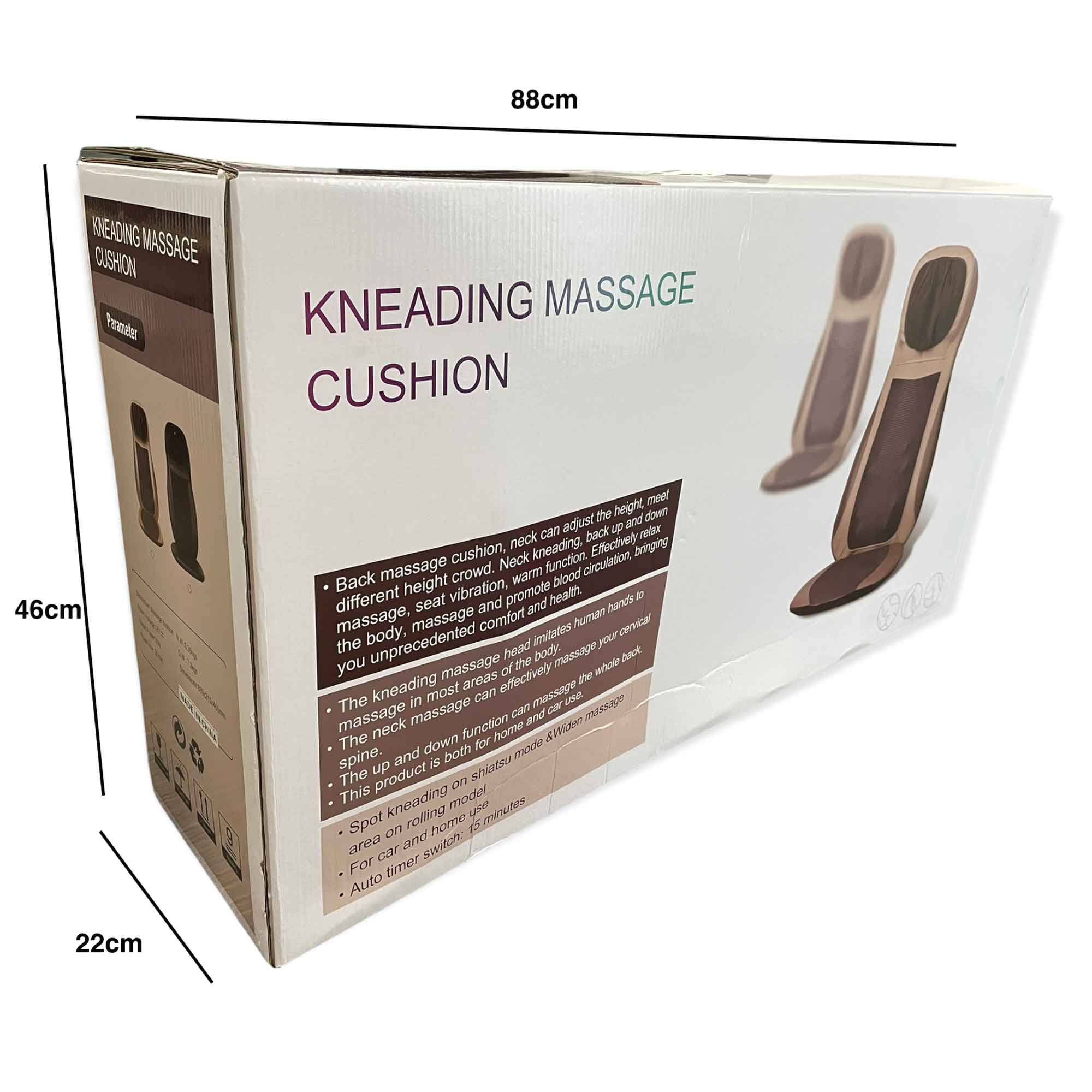 Massager Cushion - Chair Seat Kneading Shiatsu Heat Massage Portable Car - Image 6