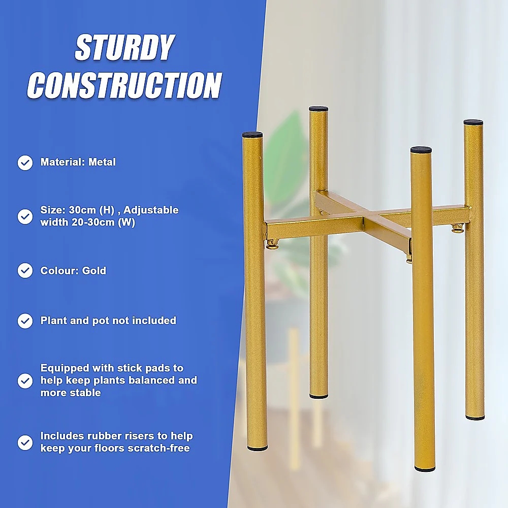 Metal Plant Stand Adjustable Indoor - Image 10