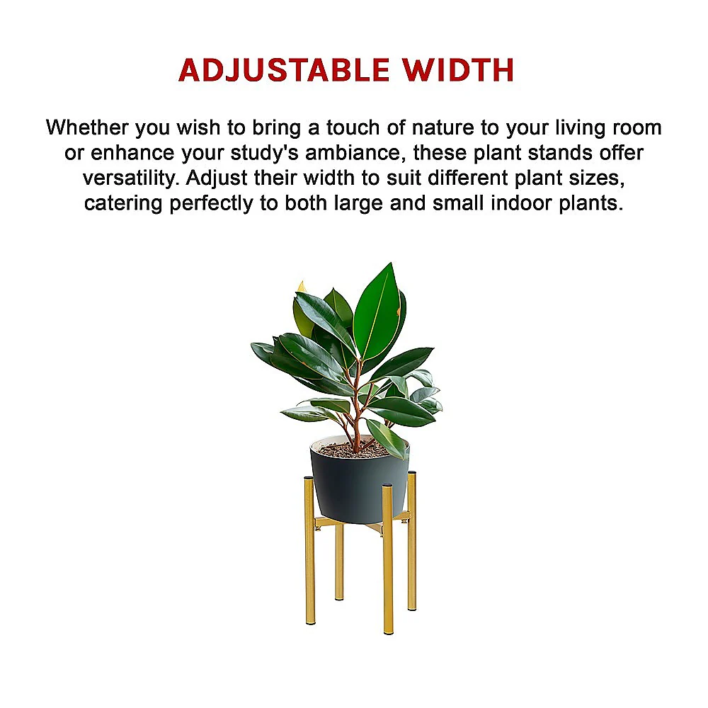 Metal Plant Stand Adjustable Indoor - Image 11