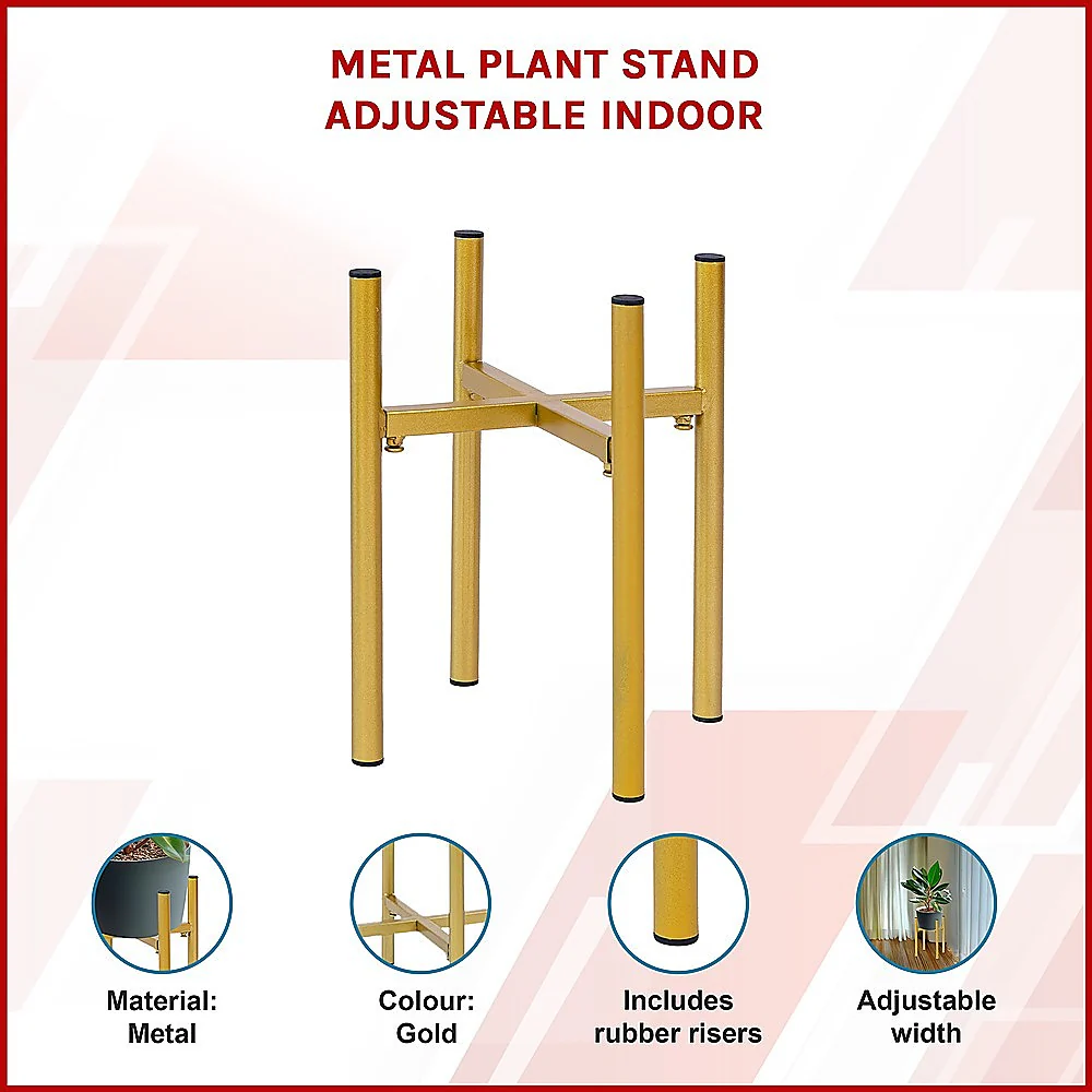 Metal Plant Stand Adjustable Indoor - Image 4