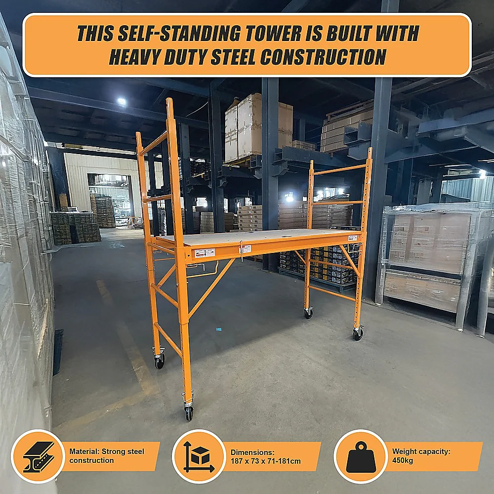 Mobile Safety High Scaffold / Ladder Tool -450KG - Image 7