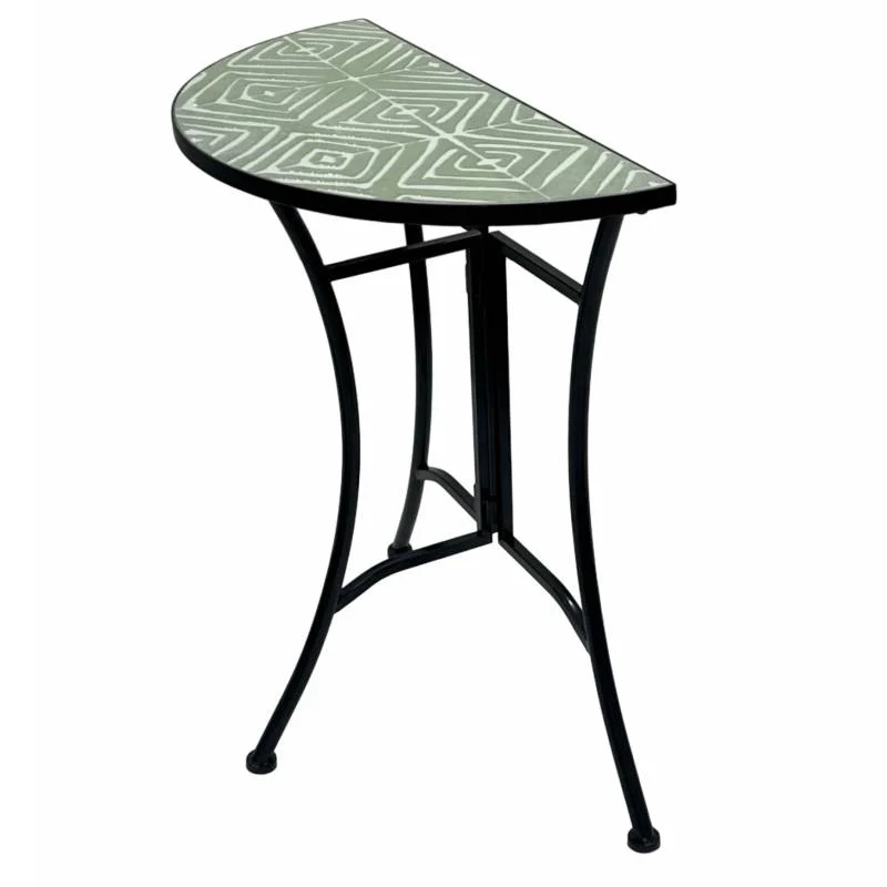 Modern Life Half Round Table 60cm - Image 4