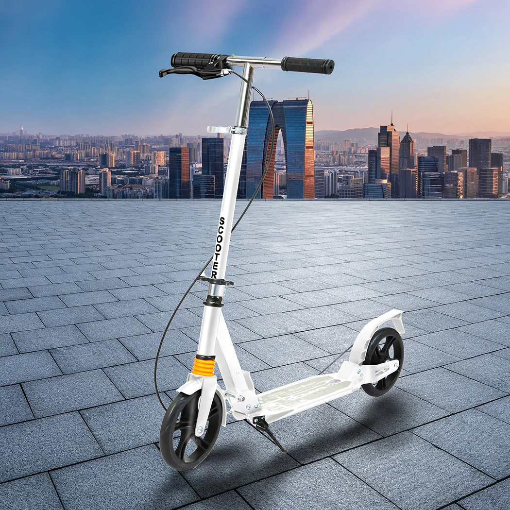 MONVELO Adult Commuter Foldable Scooter White - Image 6