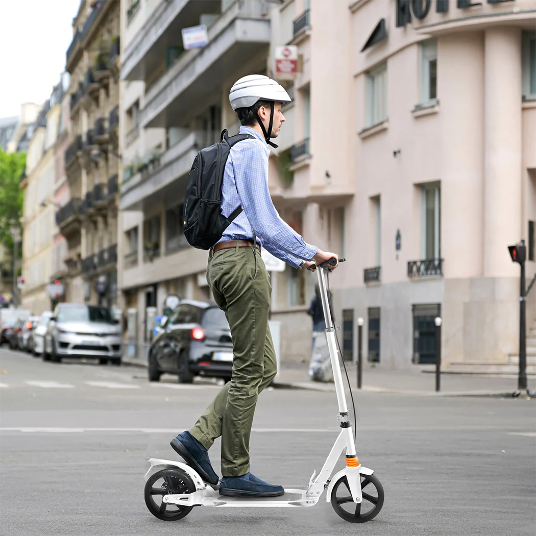 MONVELO Adult Commuter Foldable Scooter White - Image 7