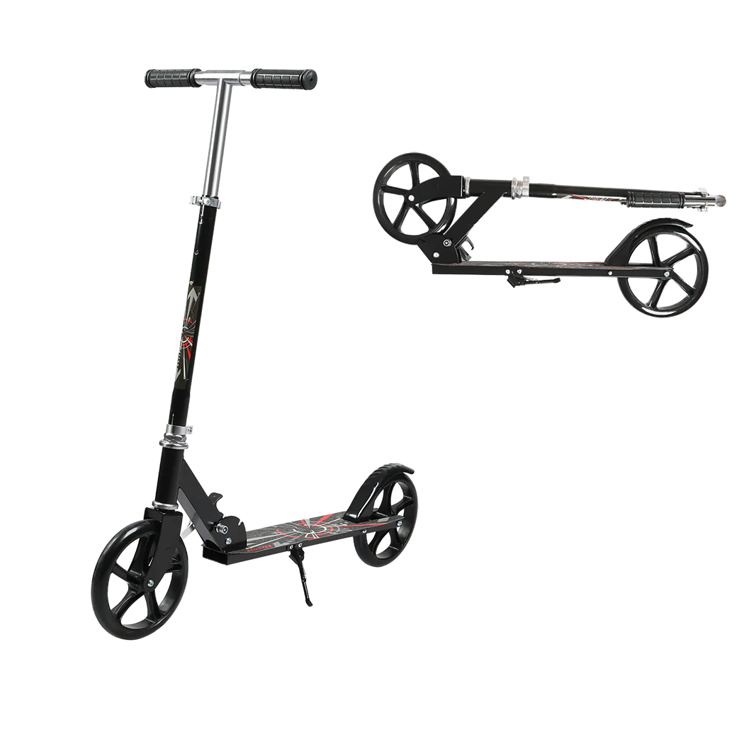 MONVELO Folding Scooter Dual Large Wheels Black - Image 8