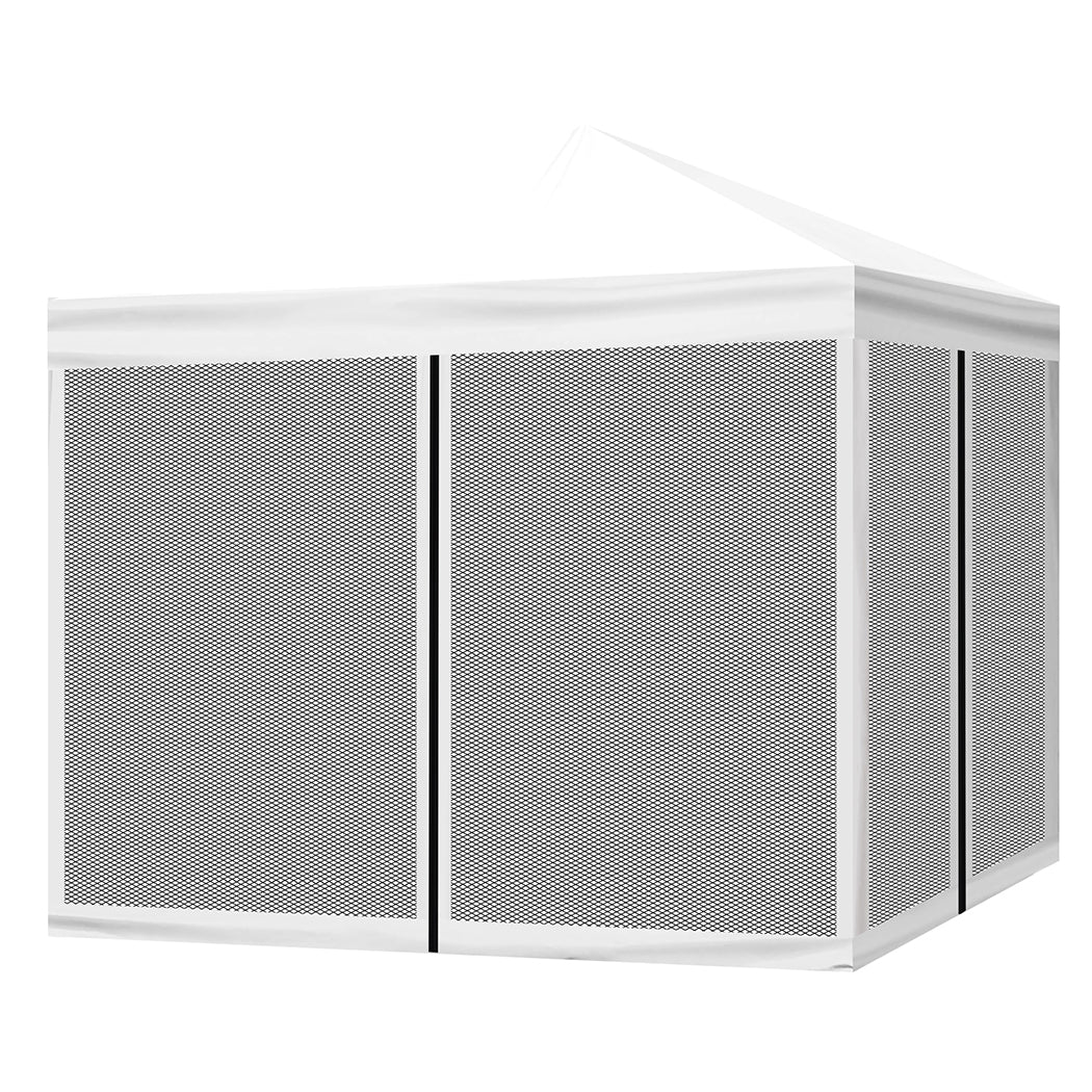 Mountview Gazebo 3x3 Marquee Pop Up White - Image 7