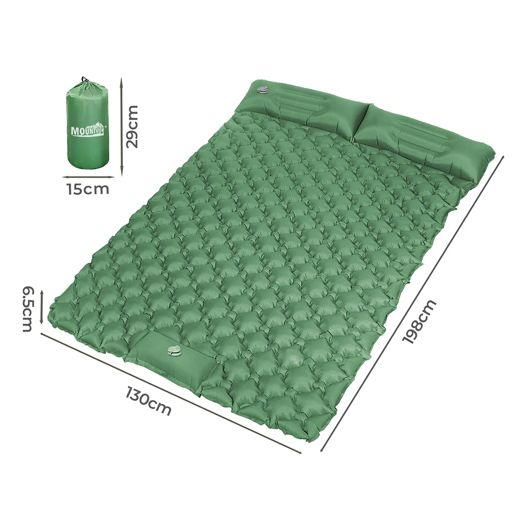Mountview Sleeping Pad Inflatable Camping Double - Image 2