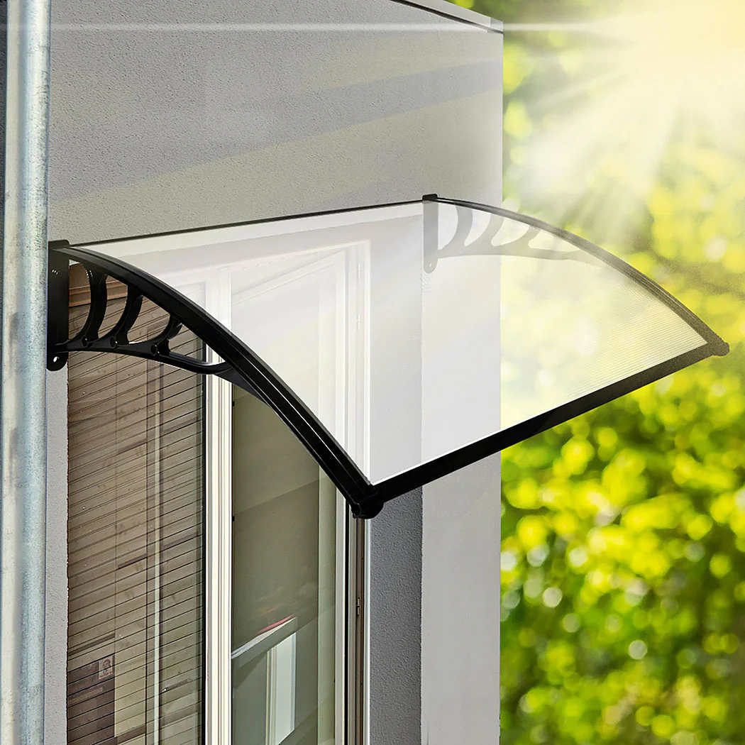 Mountview Window Door Awning Outdoor 1M X 1.2M Transparent 1x1.2M - Image 6