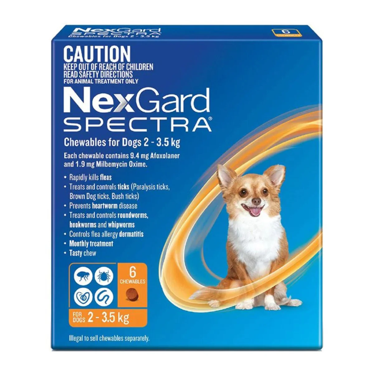 NexGard Spectra Dogs 2-3.5kg 6pk - Image 3