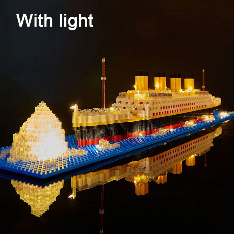 NNEOBA Titanic Ship Toy with LED Light - Image 2
