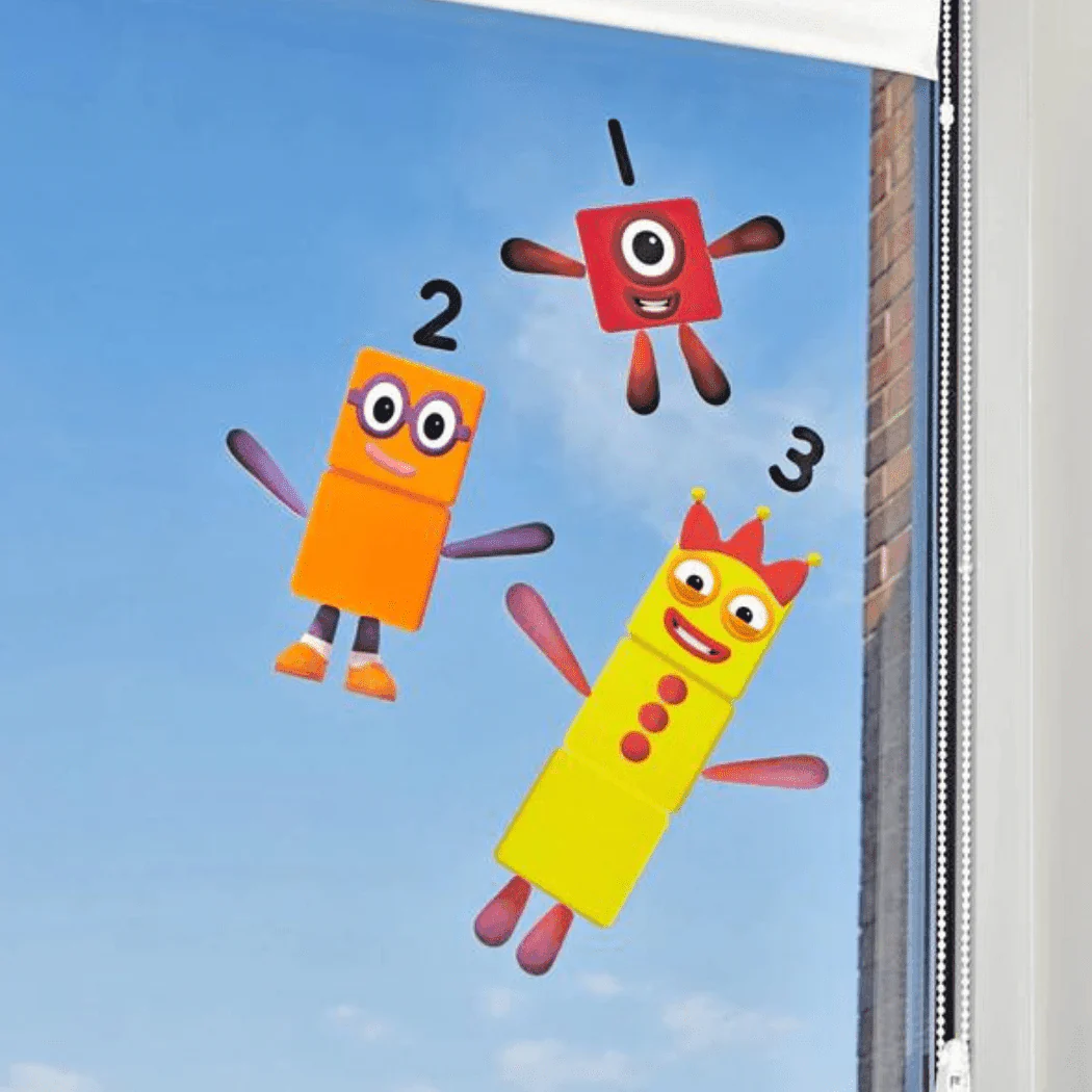Number Blocks Reusable clings - Image 3