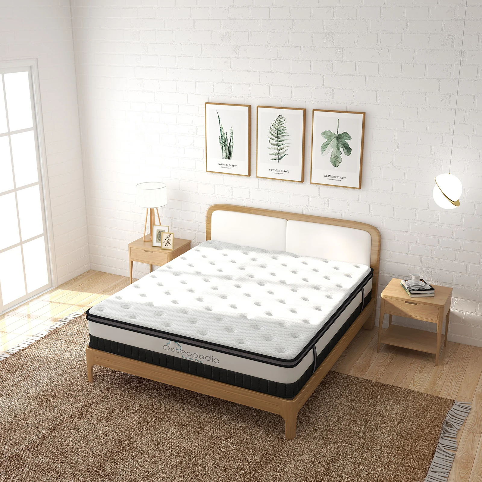 Osteopedic Euro Top Pocket Spring Mattress - King Single - Image 7