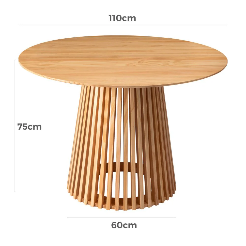 Palmer Natural Dining Table - Image 10