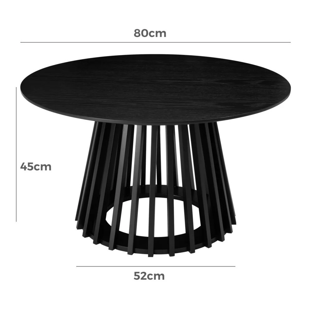 Palmer Slatted Sphere Coffee Table - Image 9
