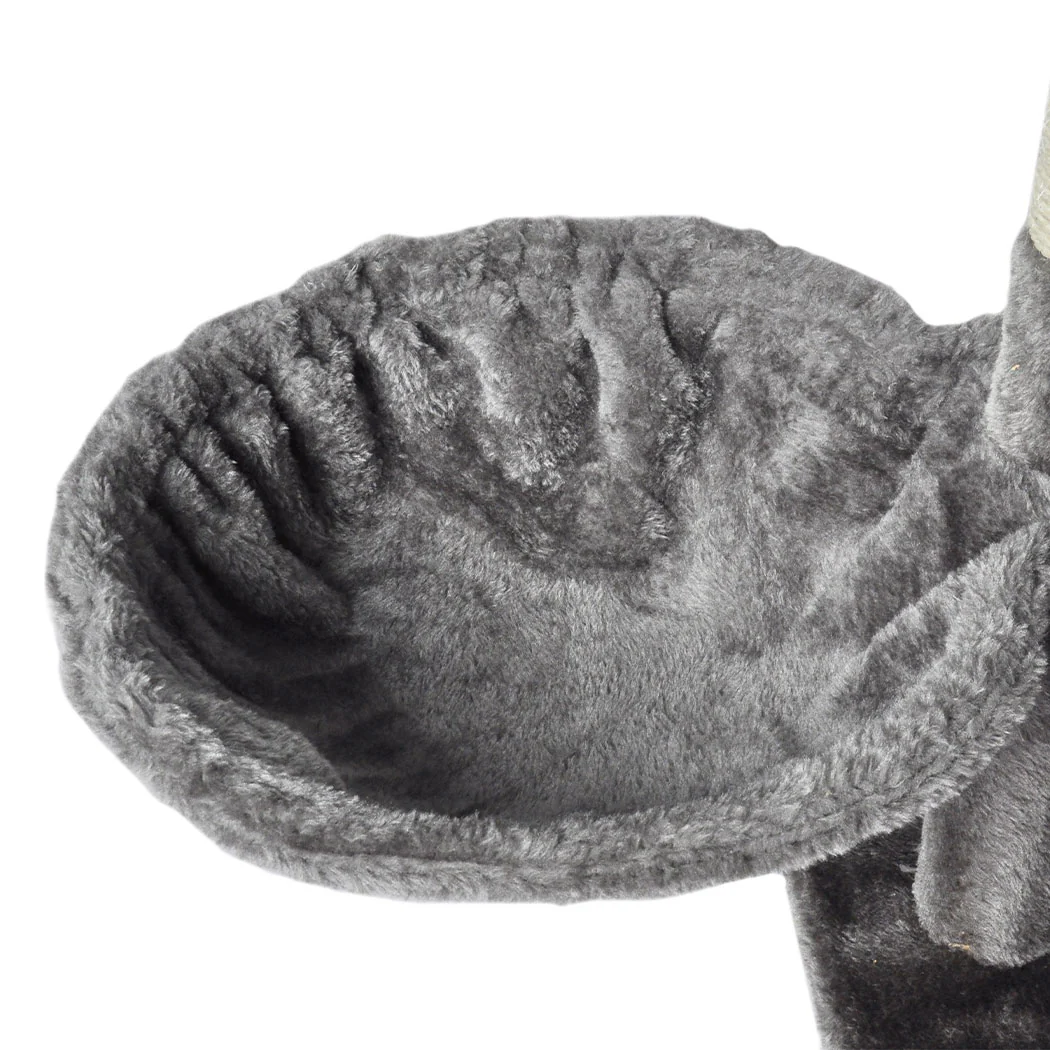 PaWz 130cm Cat Tree Toy Scratching Post Grey - Image 5