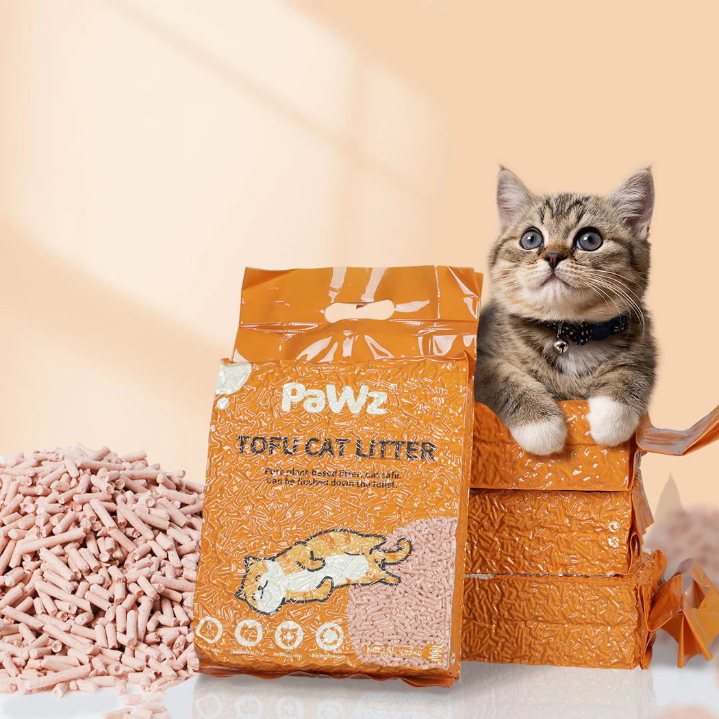 PaWz 2.5kg Tofu Cat Litter Clumping Peach - Image 6