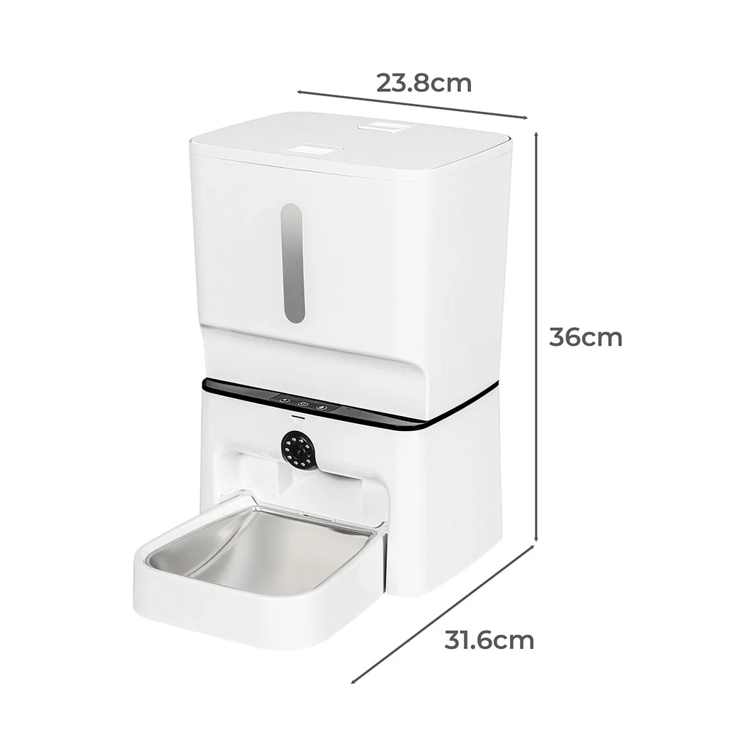 Pawz 2-in-1 Automatic Pet Feeder Wifi Camera Laser Toy - Image 2