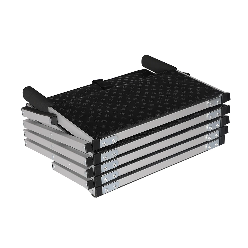 PaWz 5 Steps Dog Ramp Adjustable Height Black - Image 3
