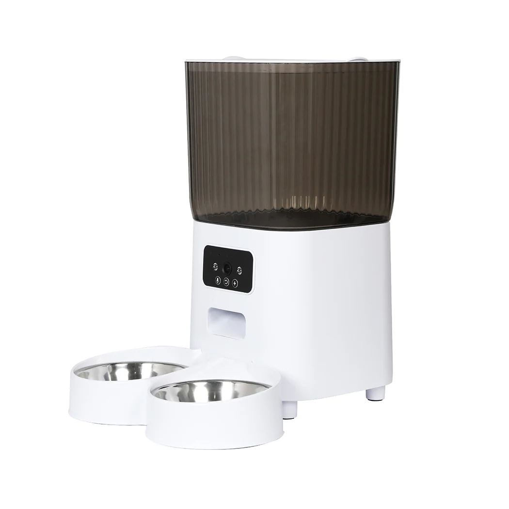 PaWz 5L Auto Pet Feeder Automatic Camera Wi-Fi White - Image 8