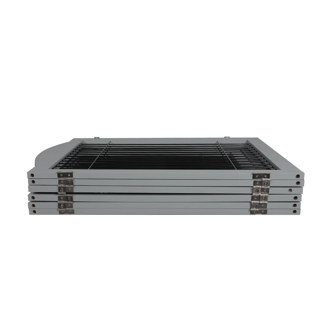 PaWz 6 Panels Pet Dog Playpen Puppy Grey - Image 3