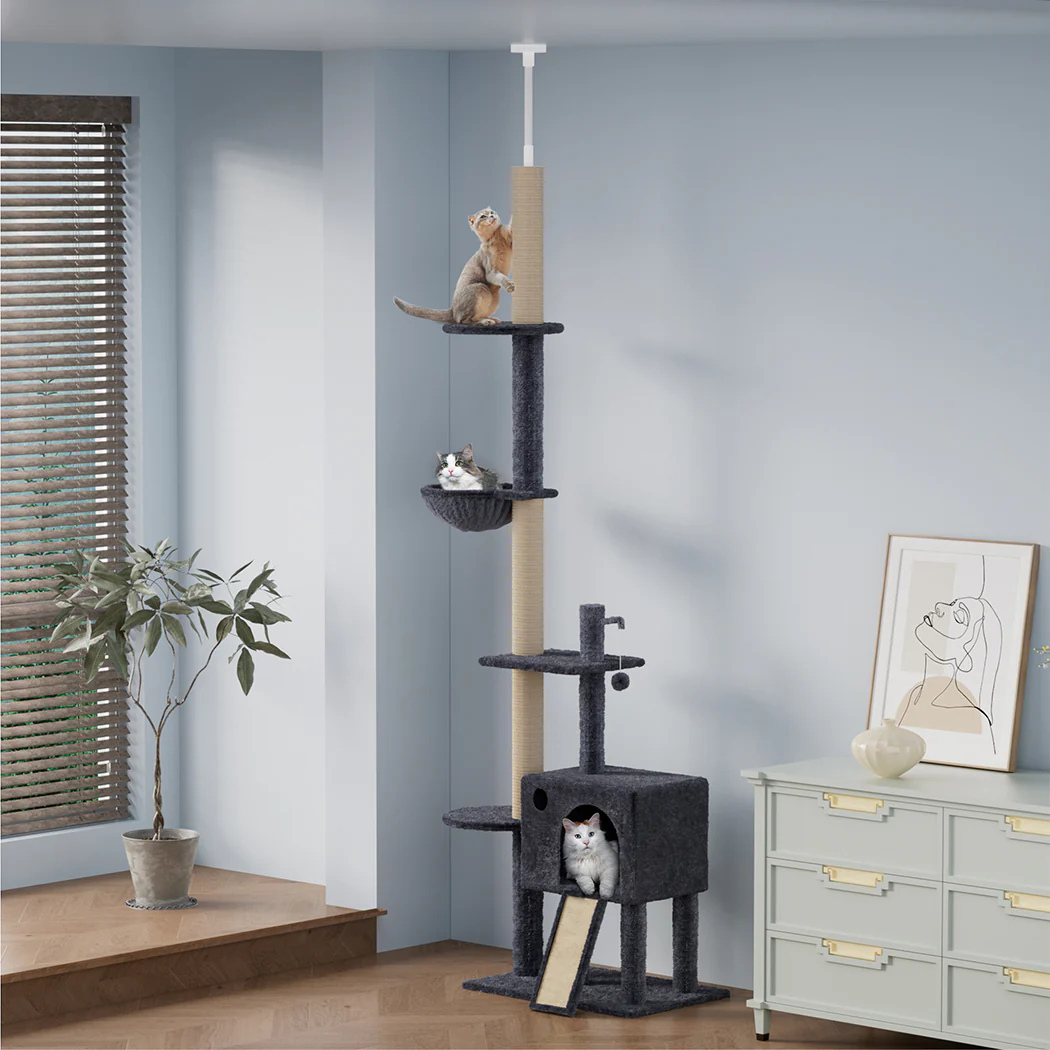 Pawz Cat Tree Scratching Post Scratcher Hammock Condo - Image 6