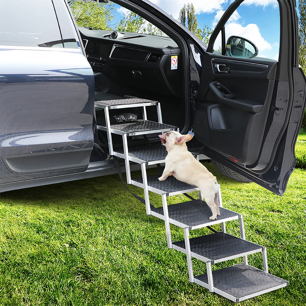 Pawz Dog Ramp Pet Stair Car Suv Travel Step Foldable - Image 7