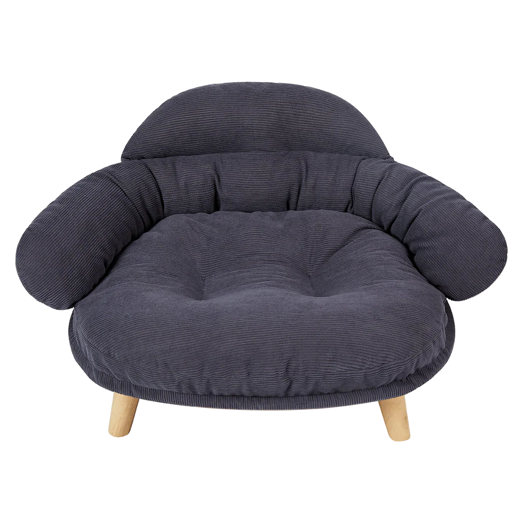 Pawz Elevated Pet Dog Cat Sofa Bed Couch XL Size Grey - Image 8