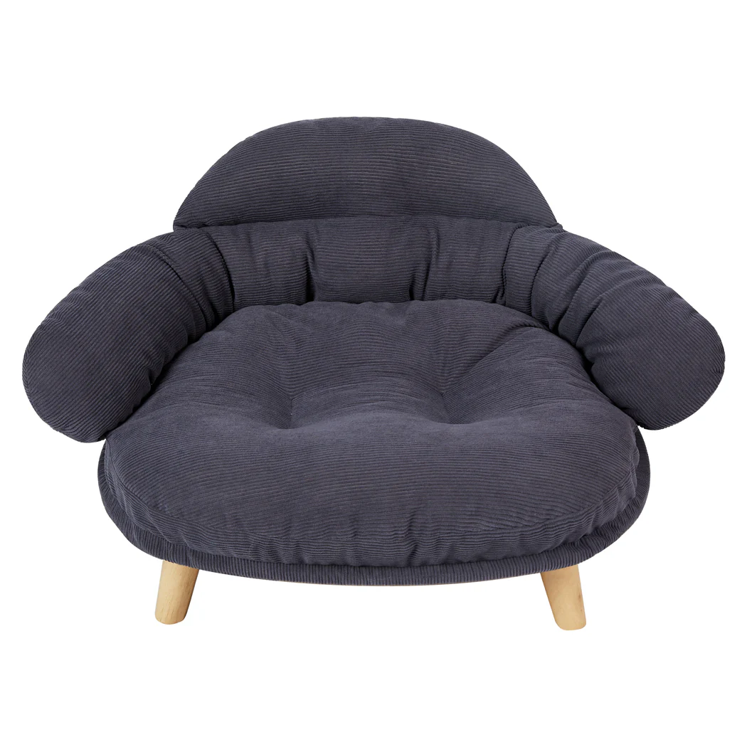 Pawz Elevated Pet Dog Cat Sofa Bed Couch XL Size Grey - Image 9