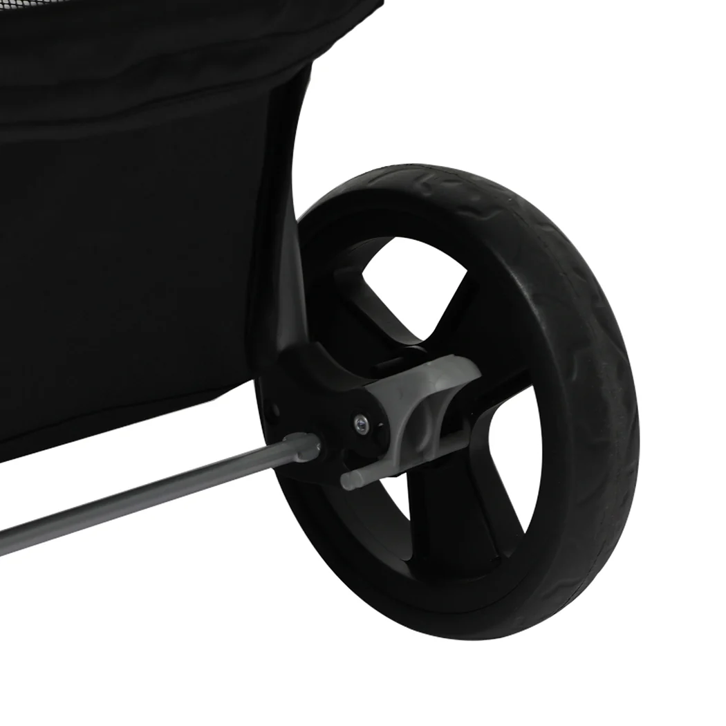 PaWz Large Pet Stroller Dog Cat Carrier Black - Image 5