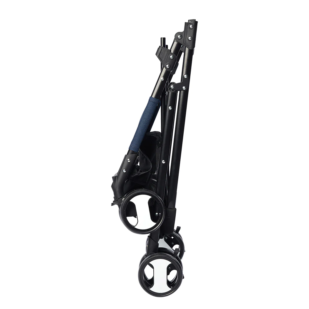PaWz Large Pet Stroller Dog Cat Carrier Blue - Image 5