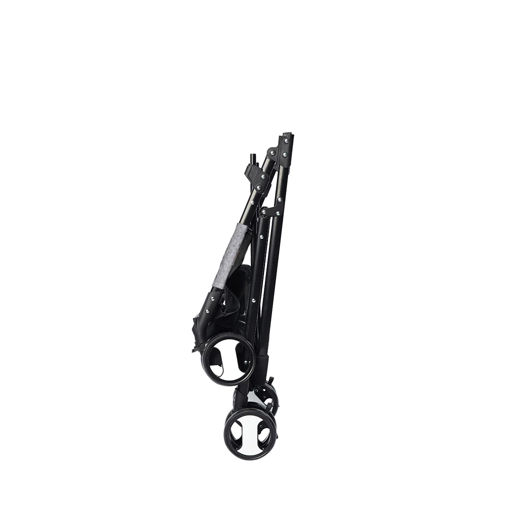 PaWz Large Pet Stroller Dog Cat Travel Grey - Image 3
