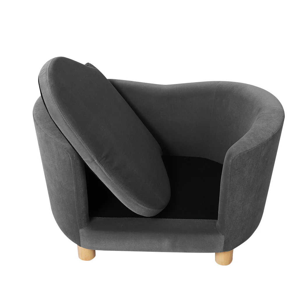 PaWz Luxury Elevated Sofa Anti-slip Grey - Image 3